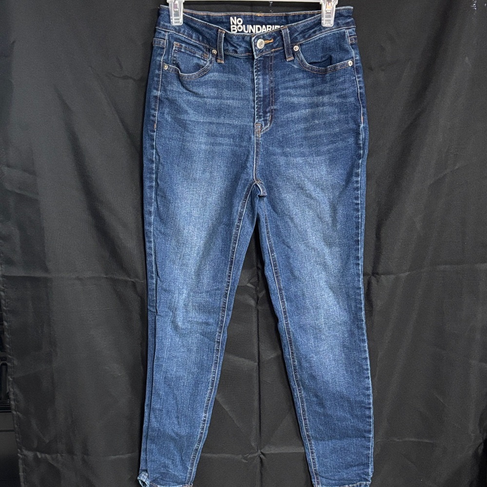 No Boundaries Women's Dark Blue Skinny Jeans